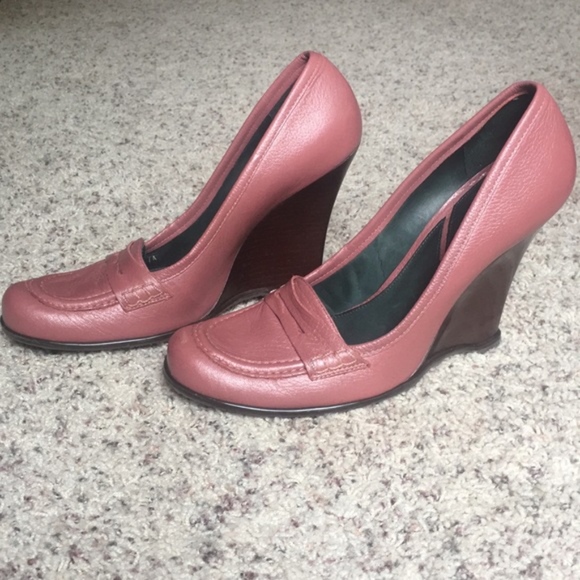 Vince Camuto * wedge loafers * dusty rose * sz8 - Picture 3 of 8